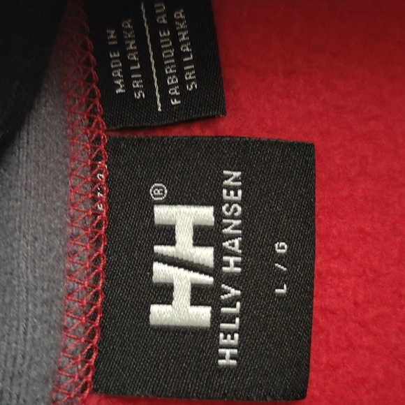 Helly Hansen Red L Zip up Fleece - Picture 4 of 7